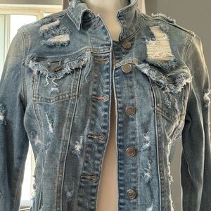 Distressed Denim Jacket
